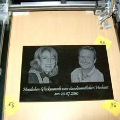 Mobilný gravírovací CNC stroj na granit