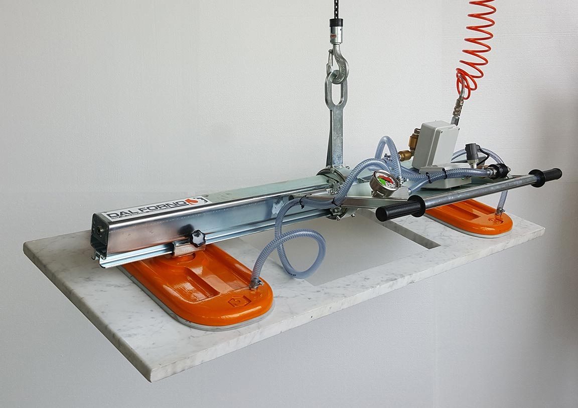 Dalforno prísavka LS2 dvojhlavá manuálne naklápanie – Obrázok 3