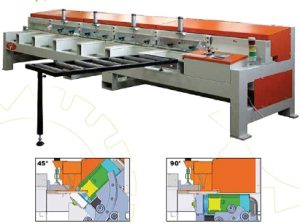 Fréza MANTA JR - fréza na rezanie platní pod 45° – 90° uhlami v pevných pozíciách.