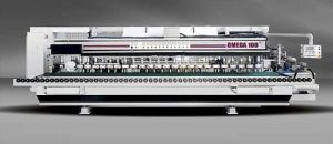 OMEGA 100 - pásová leštička hrán na mramor, žulu a aglomeráty, na rovné a toroidné hrany. Zákazník: Ing. Ján Sluka – Solid, Jalovec