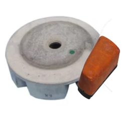 Magnezit, diamant (hrubé, stredné brúsenie)