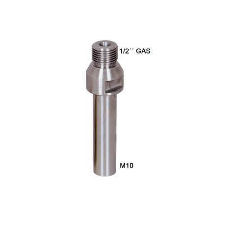CNC držiak M10 A=1/2" GAS L=90