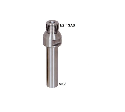 CNC držiak M12 A=1/2" GAS L=90