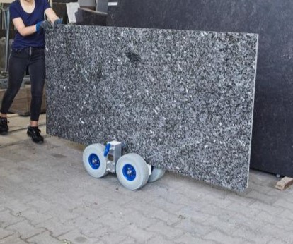 Vozík s koľajou na dosky 450 kg – Obrázok 2