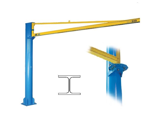 Stĺpový žeriav s C ramenom