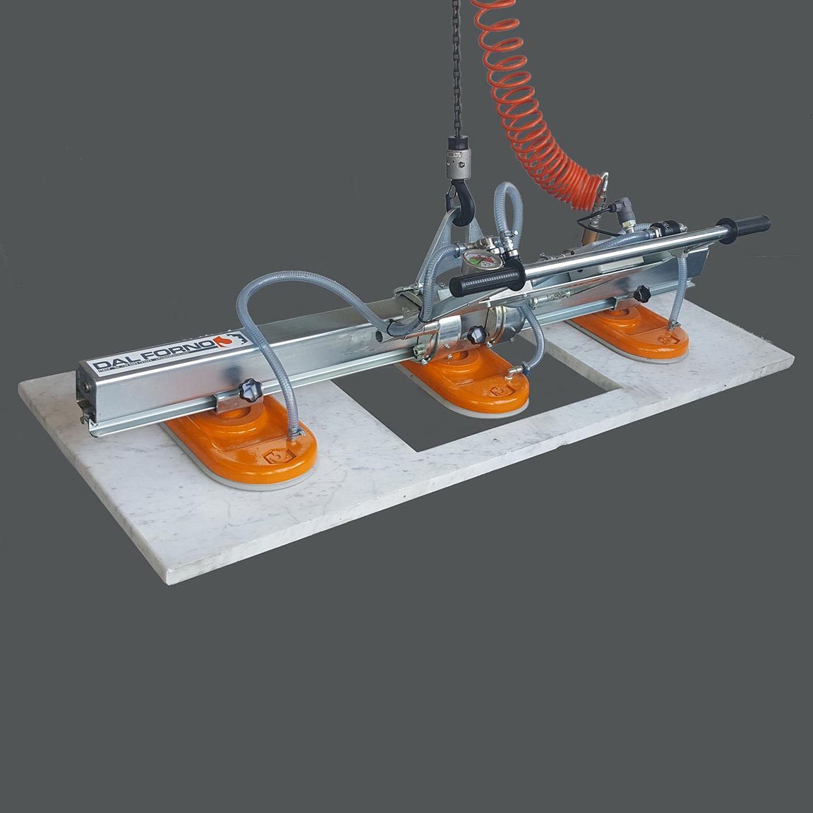 Dalforno prísavka LS3 trojhlavá manuálne naklápanie – Obrázok 2