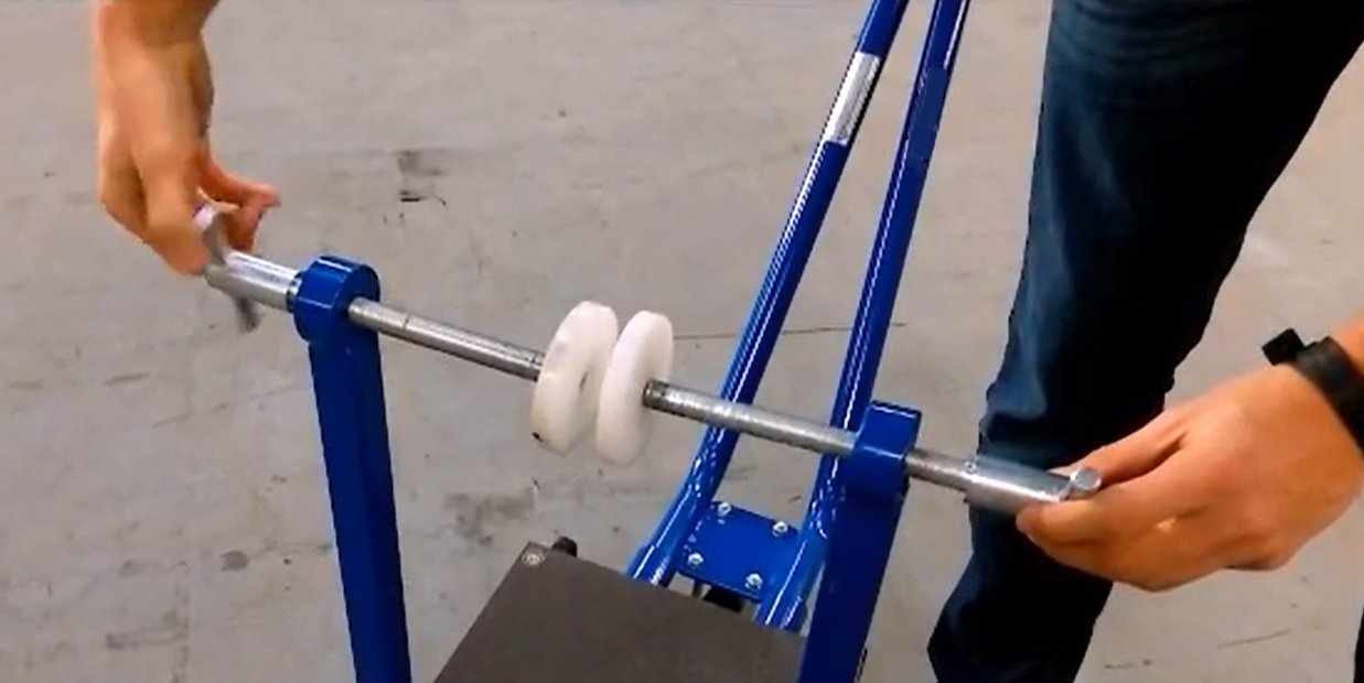 Vozík s koľajou do stiesnených priestorov 500 kg – Obrázok 2